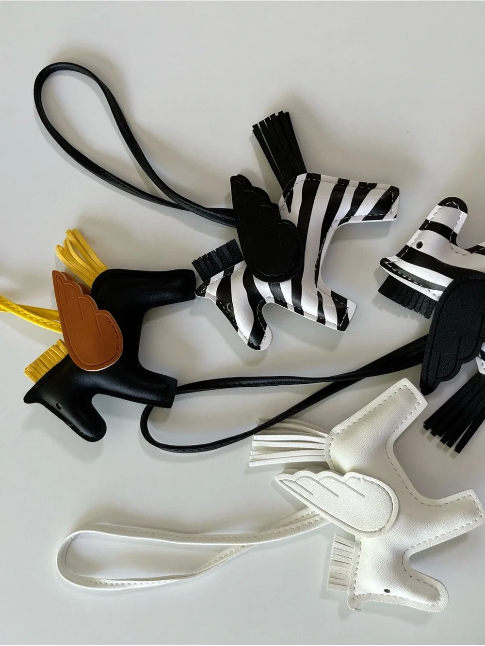 Zebra and assorted Pony Charm Necklace - NWOT